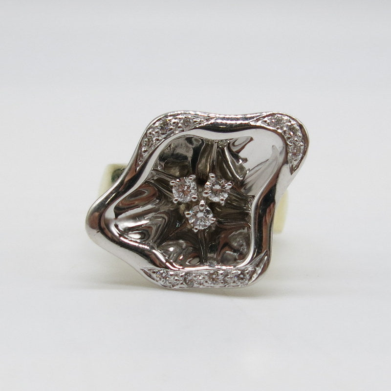 750/- Gold Diamant Ring ca.0.25ct. TW SI1 - Gr.54