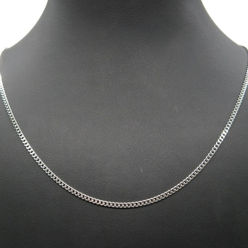 585/-er Weißgold - Panzerkette - L: 50cm - ca.6.90gr.