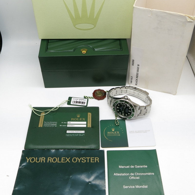 Rolex Submariner Date Kermit - ref.16610LV - Ø 40mm - Jahr: 2009 - V Serie