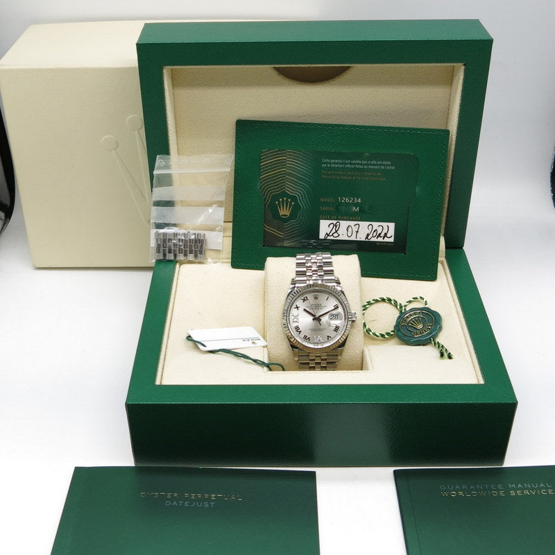 Rolex Datejust 36 - Ref.126234 - Fullset - LC100 - Jahr: 2022