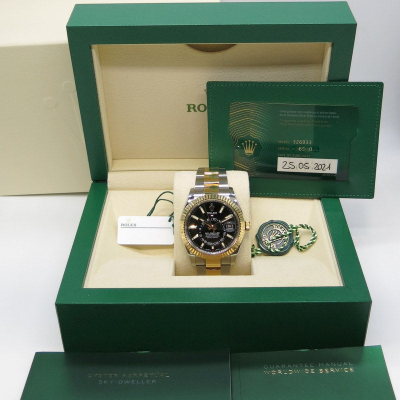 Rolex Sky-Dweller - Stahl / Gold - ref.326933 - Ø 42mm - Jahr: 2021 - LC100