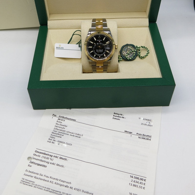 Rolex Sky-Dweller - Stahl / Gold - ref.326933 - Ø 42mm - Jahr: 2021 - LC100