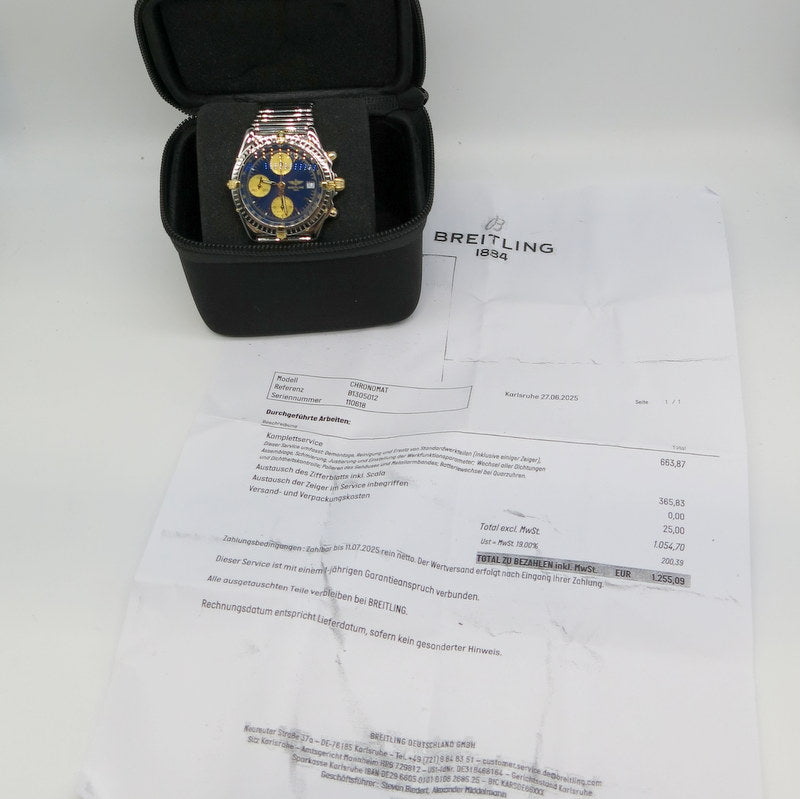 Breitling Chronomat - ref. B13050 - Stahl/Gold - Frisch Revision