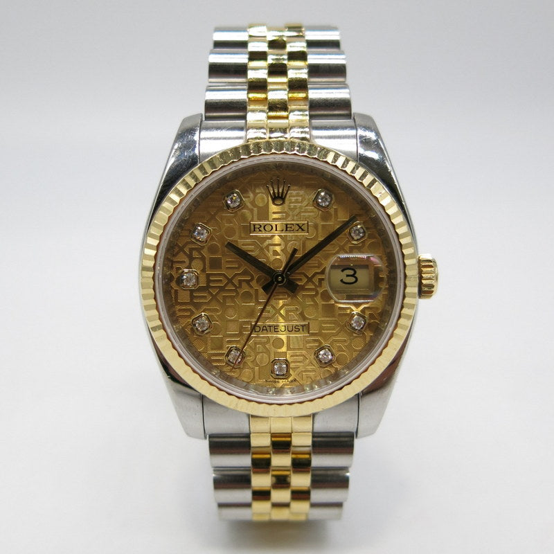 Rolex Datejust 36 - Stahl / Gold - ref.116233 - Jahr: 2012 - Mit B+P