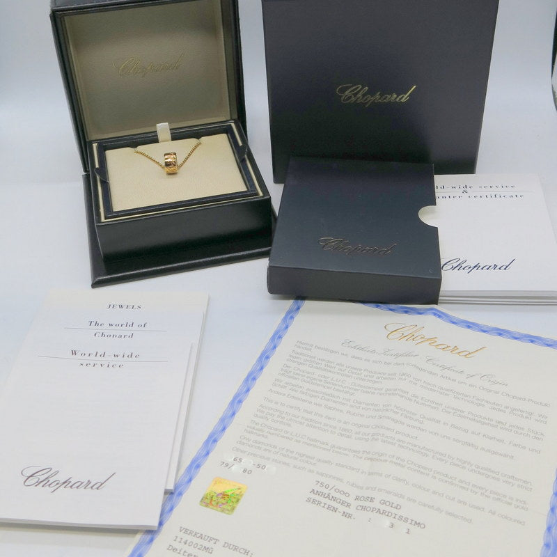 Chopard Collier Chopardissimo - 750/-er Rosegold- L:42cm. - Fullset mit B + P