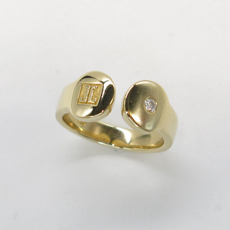 750/-er Gold - Jette Joop Ring mit Diamant ca.0.08ct. TW SI1 Diamant - Gr.59