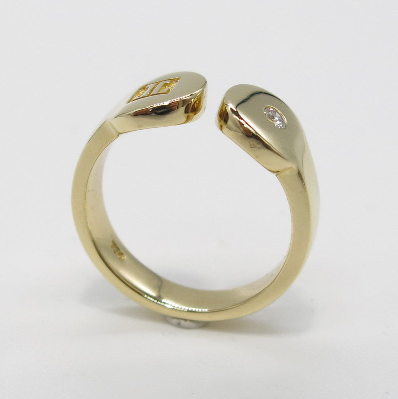 750/-er Gold - Jette Joop Ring mit Diamant ca.0.08ct. TW SI1 Diamant - Gr.59