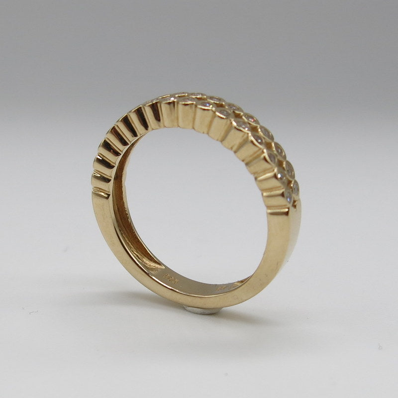 Diamant Ring - ca.0.32ct. TW SI1 - 585/-er Gelbgold - Gr.58