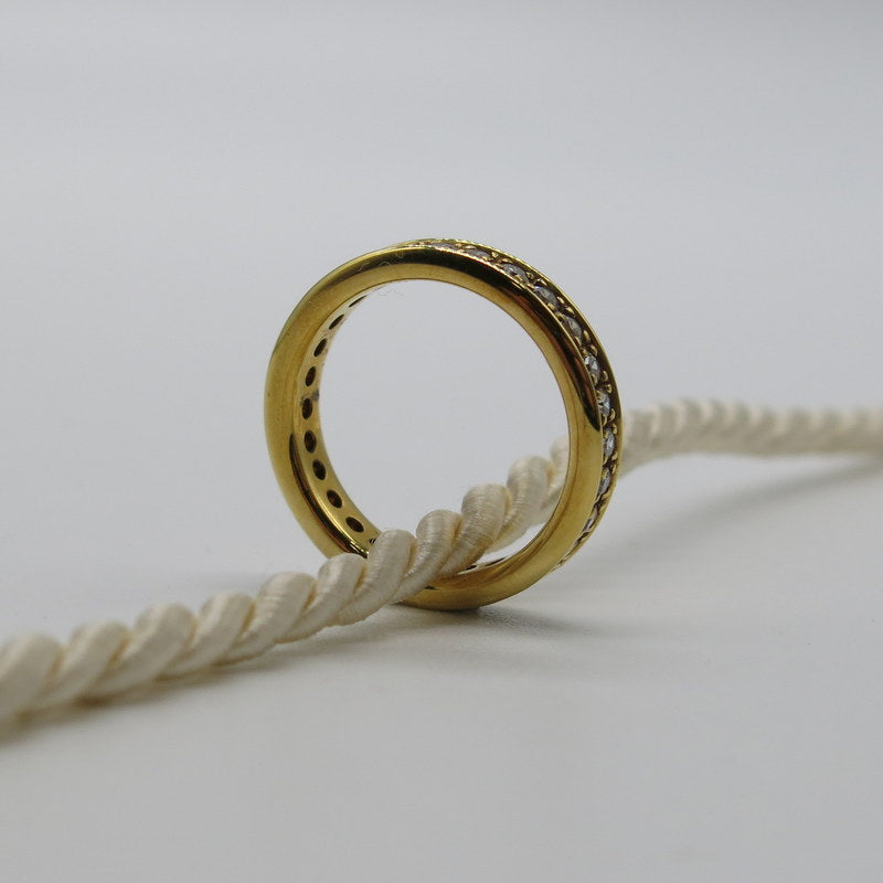 750/-er Gold Memory Ring - Brillianten ca.0.84ct. TW SI1 - Gr.53