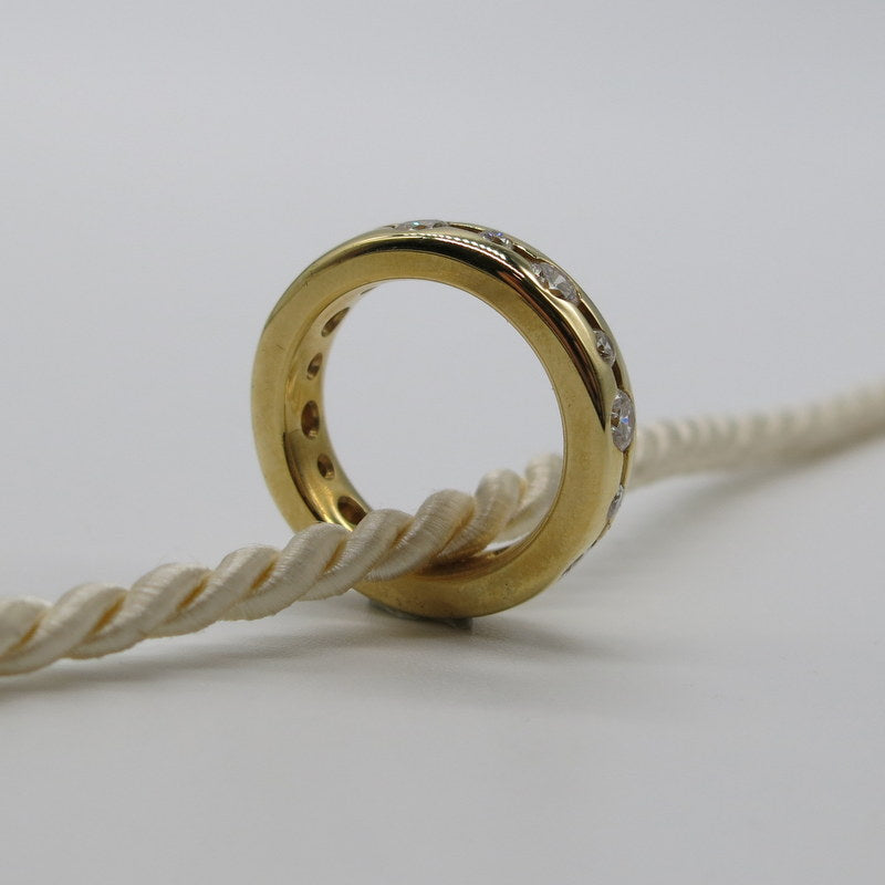 585/-er Gold Memory Ring - Brillianten ca.1.35ct. TW SI1 - Gr.49