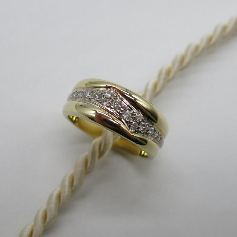 585/-er Gold/Bicolor Ring - Brillianten ca.0.25ct. TW SI1 - Gr.55