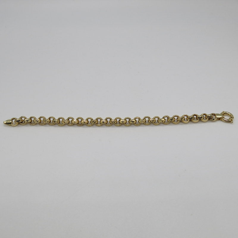 585/-er Gold - Erbsenkette Armband - Ø 7mm