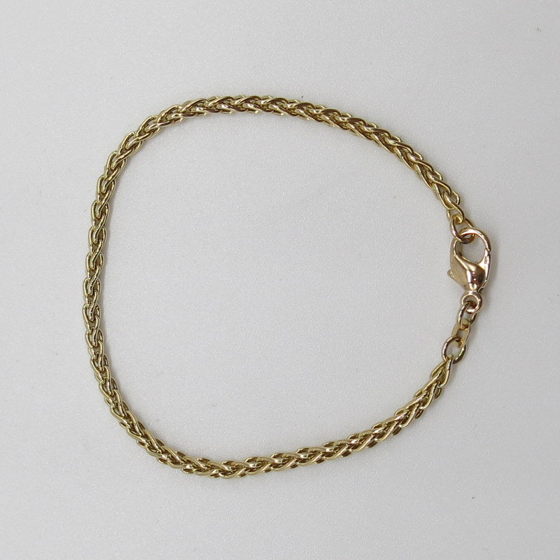 585/-er Gold - Spiga Armband - Ø 3mm - L: 19.5cm