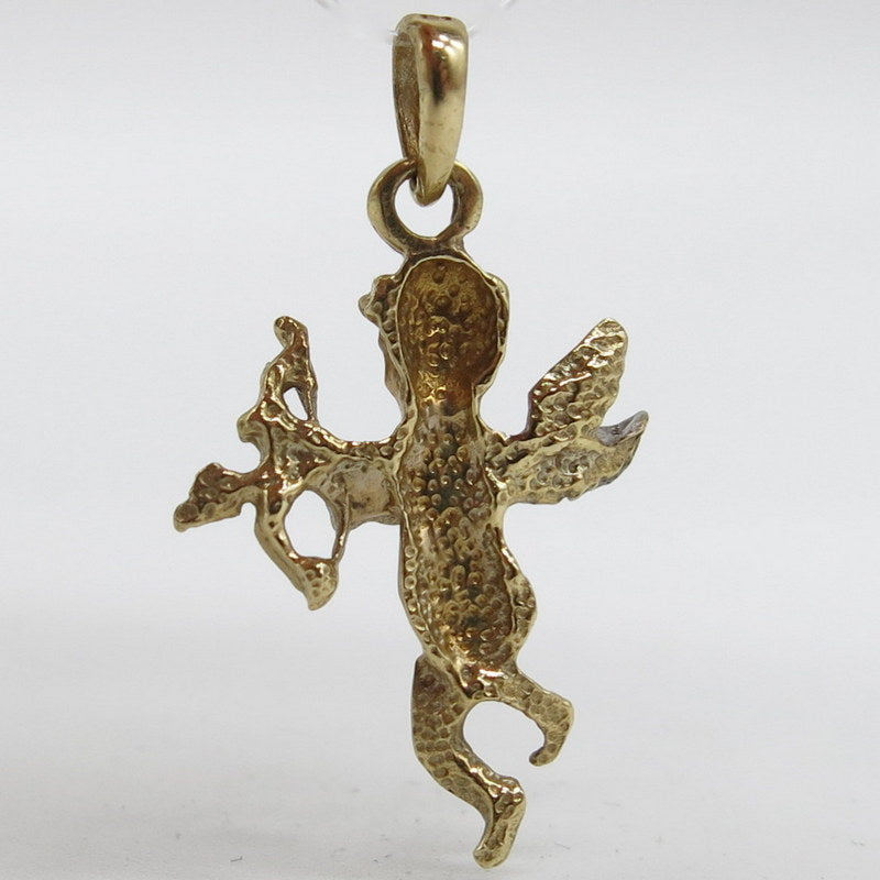 585/-er Gold Bicolor - Engel Schutz Juwelier Anhänger – - Art Gold ca.1.90gr