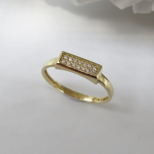585/-er Gold Le Plata Ring Zirkonia - Gr.56