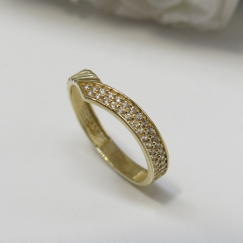 585/-er Gold Ring Zirkonia - Gr.56
