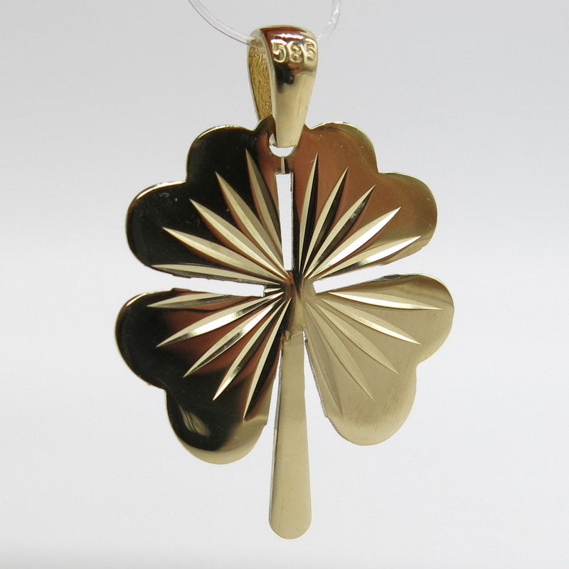 585/-er Gold - Kleeblatt Anhänger - ca.1.85gr.