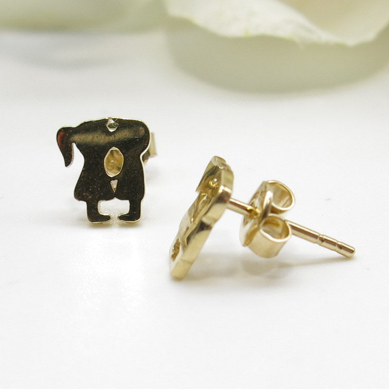 585/-er Gold Ohrstecker Kinder - ca.1.30gr. - Kinderschmuck