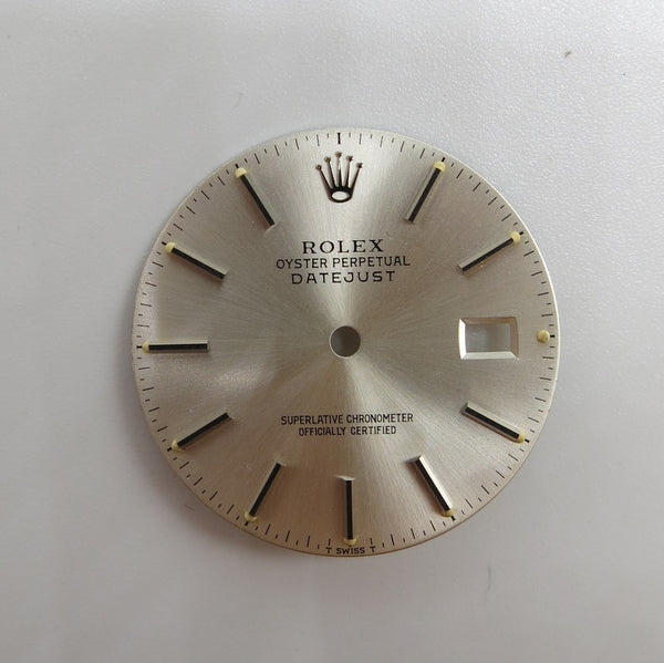 Rolex Datejust Zifferblatt Silber Farbend für 36mm