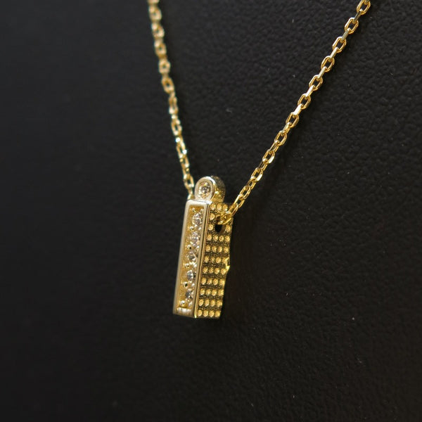 585/-er Gelbgold - "I" Buchstaben Kette - L: 42cm