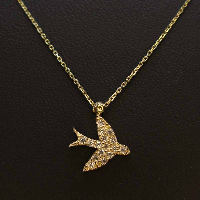 585/-er Gelbgold - Marti / Möwe Collier - L: 45cm