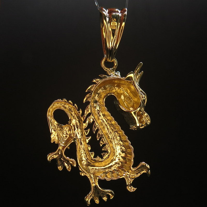 585/-er Gold - Drachen Dragon Anhänger Figur - ca.12.80gr.