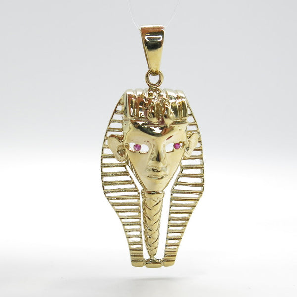 585/-er Gold - Pharao Anhänger Rubin - ca.10.60gr.