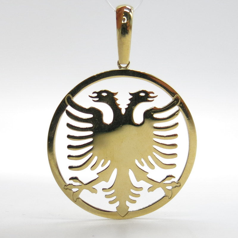 585/-er Gold - Doppeladler Albanischer Adler Anhänger - ca.5.70gr.