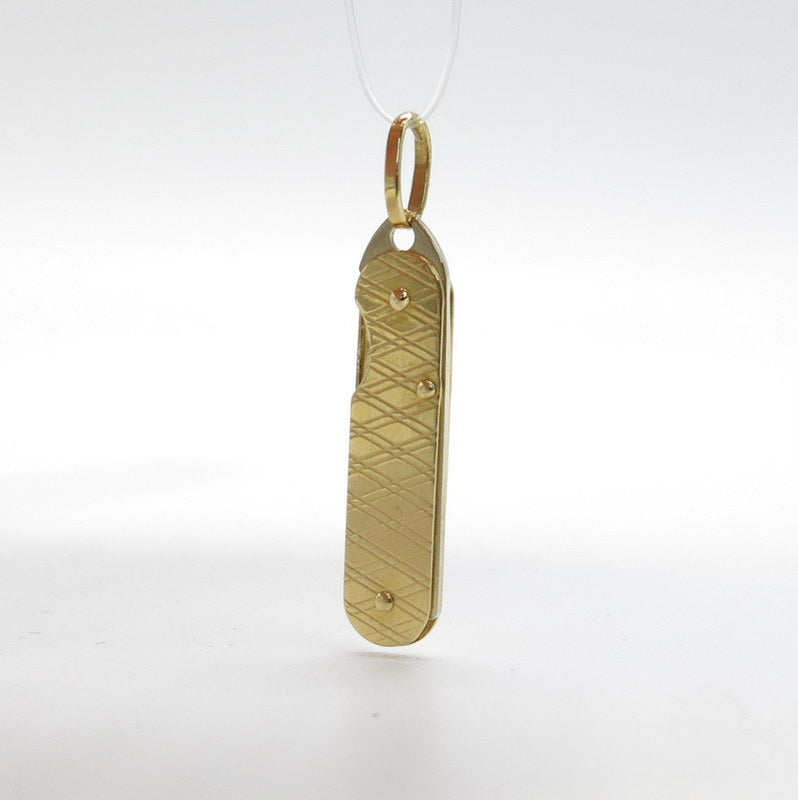 585/-er Gelbgold - Messer / Taschenmesser Anhänger - ca.3.60gr.