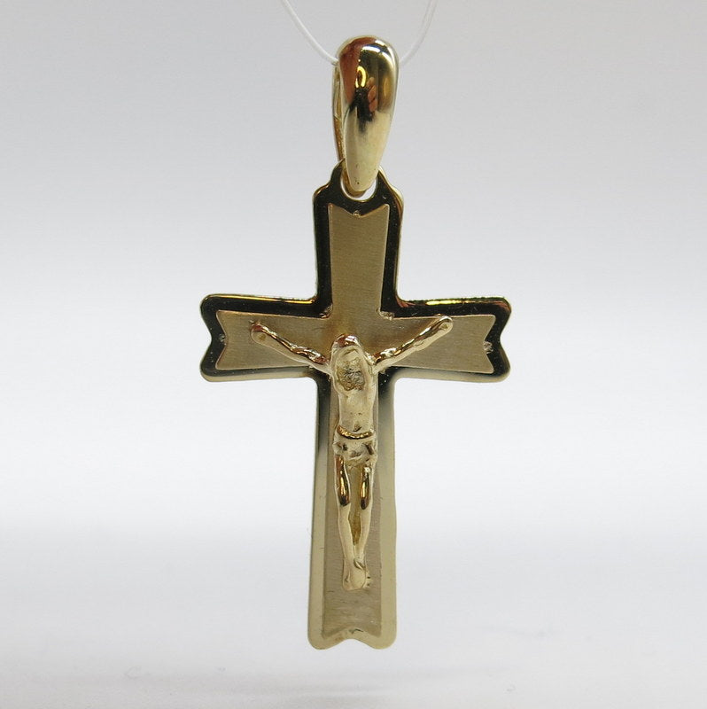 585/-er Gold - Kreuz Anhänger - ca.3.30gr.